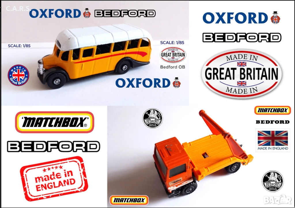 Метални колички Bedford Made In GT. BRITAIN, снимка 1