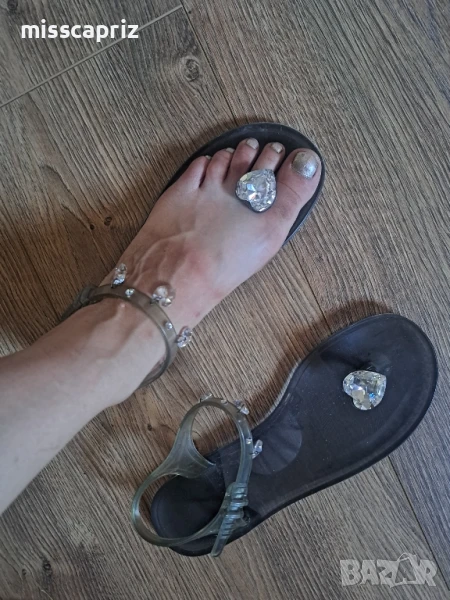 италиански силиконови сандали, снимка 1