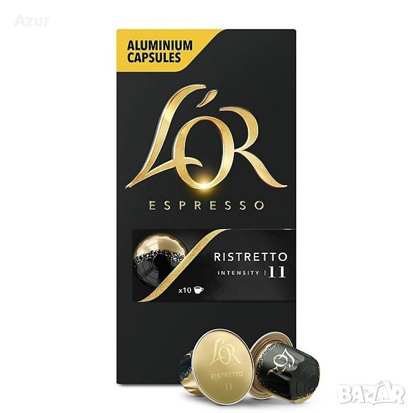 Kафе капсули L’OR RISTRETTO (съвместими с Nespresso) – 10 бр., снимка 1