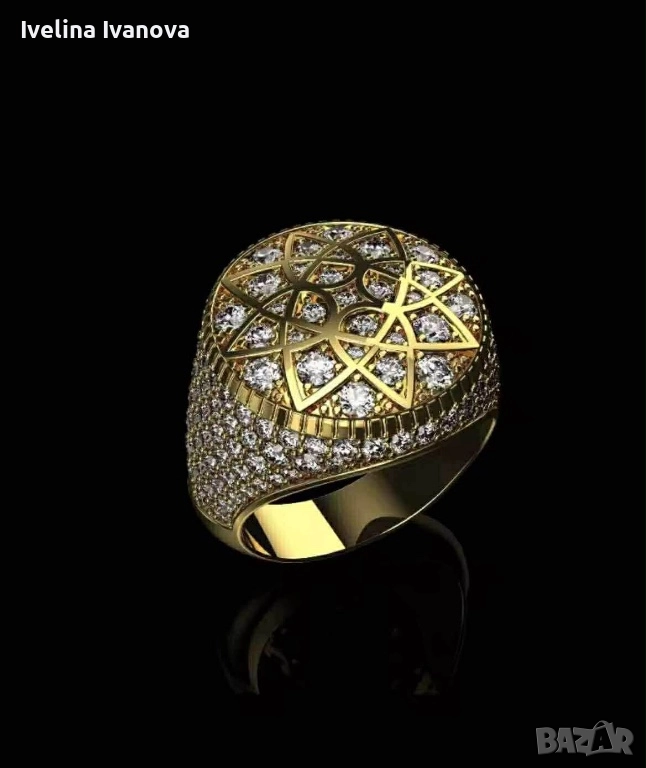 Стилен мъжки пръстен, снимка 1