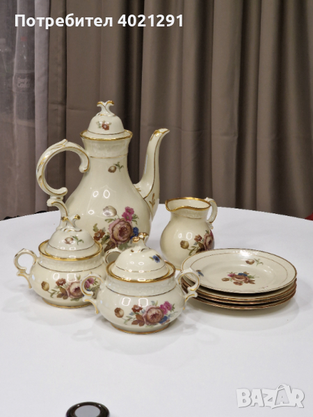 Kjøbenhavns Porcellains Maleri KPM porcelain service set - сервиз от порцелан, снимка 1