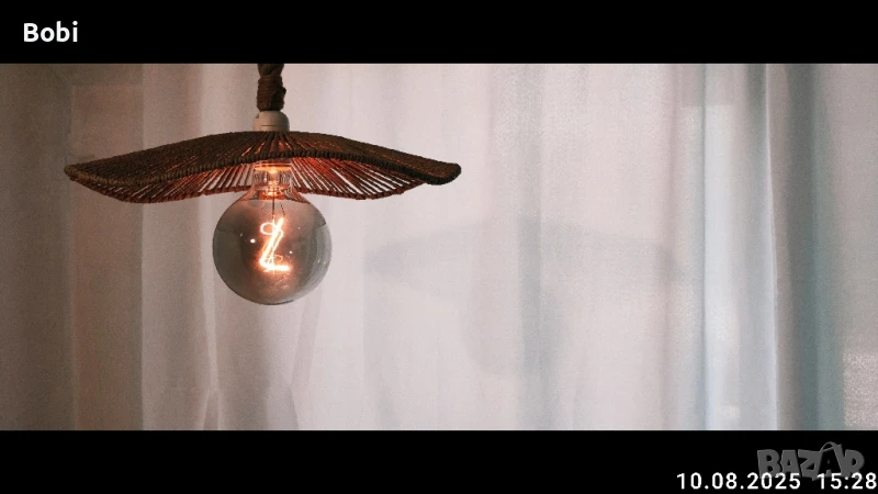 Плетени висящи полилеи , снимка 1