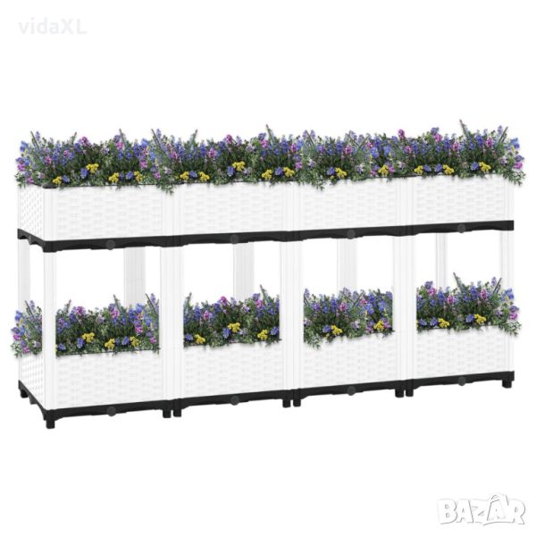 vidaXL Повдигната леха, 160x40x71 см, полипропилен(SKU:316522, снимка 1