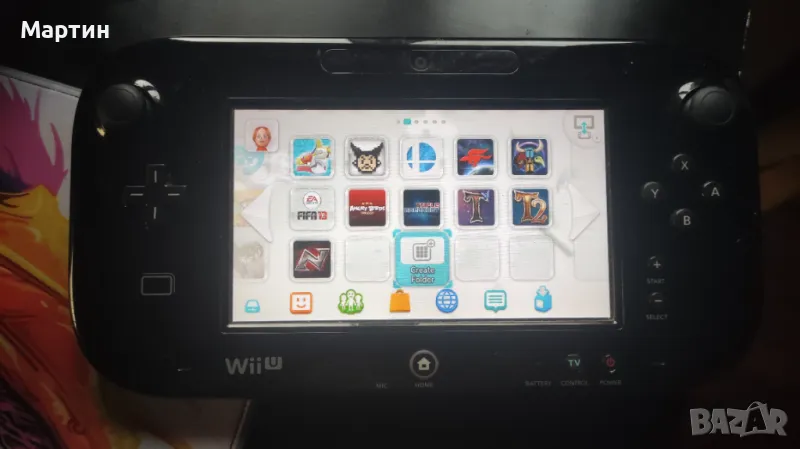 Nintendo Wii U + 128 ГБ + хак, снимка 1