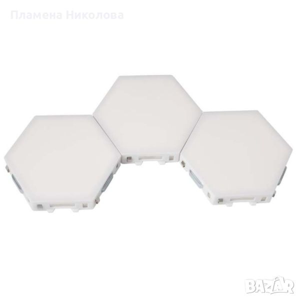 Комплект от 3 броя Модулен TOUCH LED панел тип „Honeycomb", снимка 1