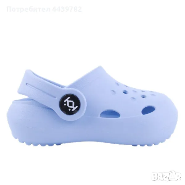 Детски чехли КК в цвят небесно синьо, снимка 1