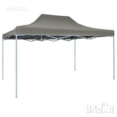 vidaXL Професионална сгъваема парти шатра, 3х4 м, стомана, антрацит(SKU:48895, снимка 1