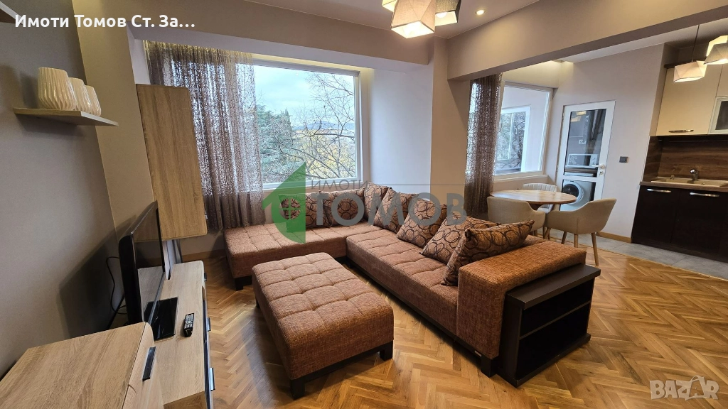 Луксозно обзаведен двустаен апартамент под наем в Център , снимка 1