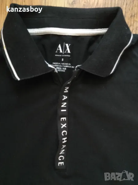 armani exchange Slim Fit Polo T-shirt - страхотна мъжка тениска С, снимка 1