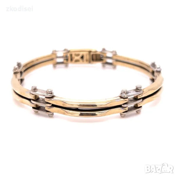 Златна мъжка гривна 44,00гр. 22,5см. 14кр. проба:585 модел:29965-2, снимка 1