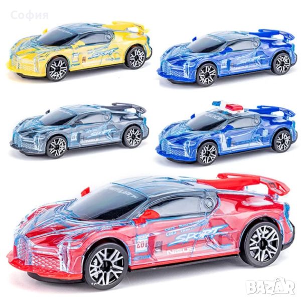 Музикална детска количка със светлинен ефект - TOYCAR34, снимка 1