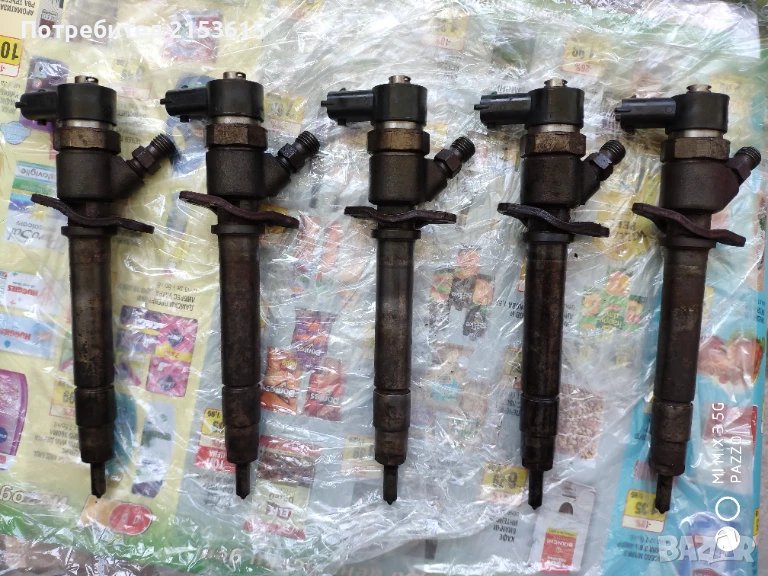 Дюзи инжектори BOSCH  8658352 8658351 0445110078 за Volvo V70 XC70 XC90 S60 S80  2.4 D5 Дизел 163kc , снимка 1