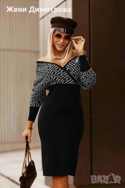 Дамска рокля - плетиво, снимка 1
