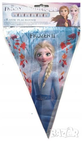 Парти найлонов банер Frozen 1ви вид, снимка 2 - Други - 46256444