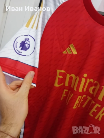 Чисто нова оригинална фланелка на Арсенал - Джака, снимка 5 - Футбол - 51650992