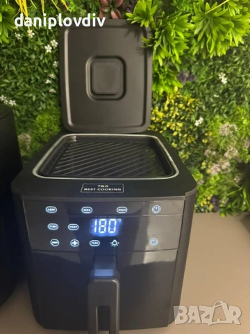 Еър Фрайър плюс грил, 2 в 1, 4.3 литра обем., снимка 3 - Фритюрници - 53828903