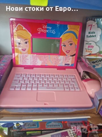 Lexibook Disney Princess Bilingual Educational Laptop English and French - образователен детски лапт, снимка 6 - Лаптопи за игри - 46308903