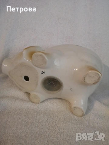 порцеланова касичка-прасе. , снимка 5 - Антикварни и старинни предмети - 53934170