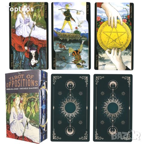 Таро 7x12cm: Sakura Spring Tarot & Pythia Tarot & Tarot of Oppisitions, снимка 16 - Карти за игра - 42291829