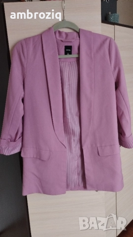 Блейзър в цвят бледо розово, снимка 1