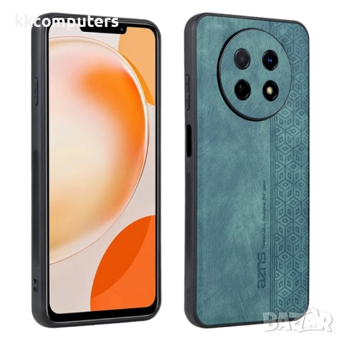 Huawei Enjoy 60X / nova Y91 4G AZNS Удароустойчив Кожен Калъф и Протектор, снимка 2 - Калъфи, кейсове - 52582585