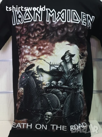 Нова детска тениска на музикалната група IRON MAIDEN - Death on the road, снимка 3 - Детски тениски и потници - 50939194