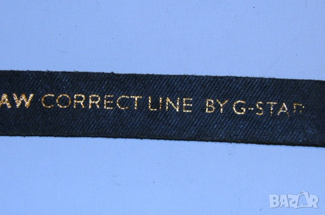 G-star черен колан от естествена кожа 80, снимка 3 - Колани - 53246594