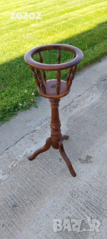 Висока поставка масив с чайник, снимка 8 - Декорация за дома - 53673616