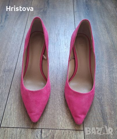 Обувки с ток H&M, снимка 5 - Дамски обувки на ток - 45162725