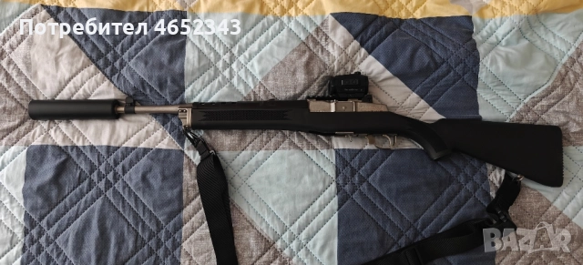 Продавам полуавтоматична карабина Ruger Mini-14, калибър 5.56 мм НАТО, снимка 2 - Ловно оръжие - 52429484
