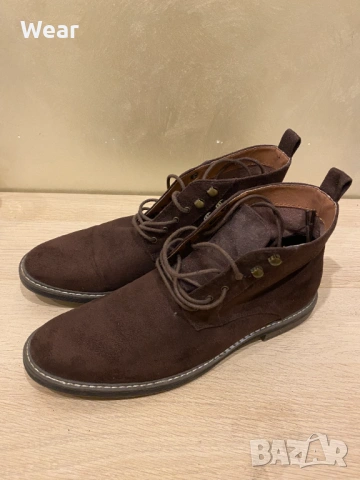 Mъжки боти H&M кафяви, снимка 4 - Мъжки боти - 53799221