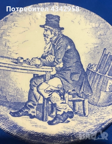 Delfts. Holland. 4 чинийки., снимка 4 - Антикварни и старинни предмети - 52022036