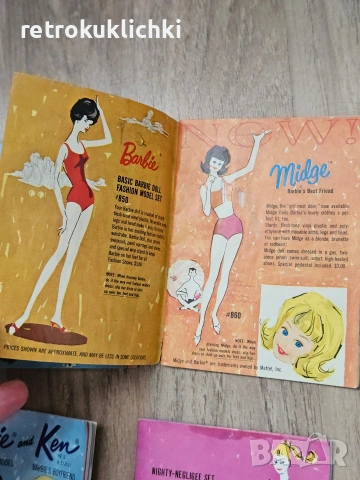 Винтидж мини каталози на Барби Barbie, снимка 3 - Кукли - 53559316