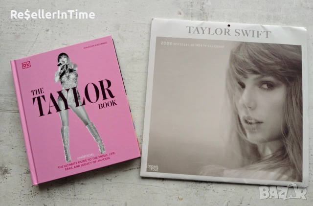 Лот от нови The Taylor book и официален календар Taylor Swift 2026
