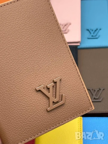 портмонета от естествена кожа в кутия louis vuitton , снимка 11 - Портфейли, портмонета - 51404368