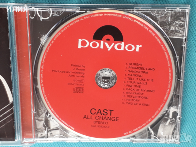 Cast – 1995- All Change (Britpop), снимка 8 - CD дискове - 45033104