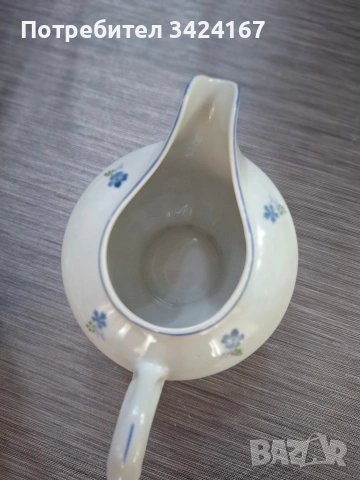 Захарница, латиера и чайник от порцелан , снимка 8 - Сервизи - 53748054