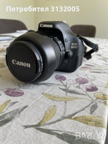 Фотоапарат Canon EOS 600 D, снимка 3 - Фотоапарати - 46345235