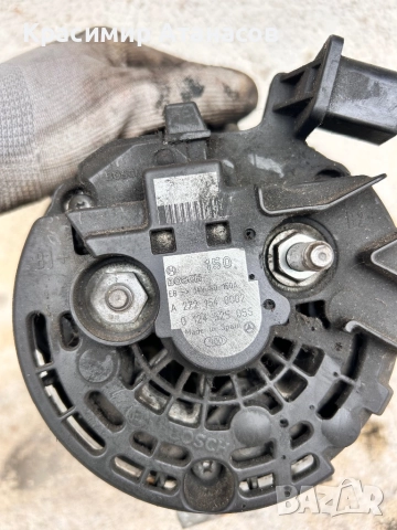 A2721540002. Алтернатор / генератор за Мерцедес E-класа W211.седан. 0124525055, снимка 3 - Части - 52216800