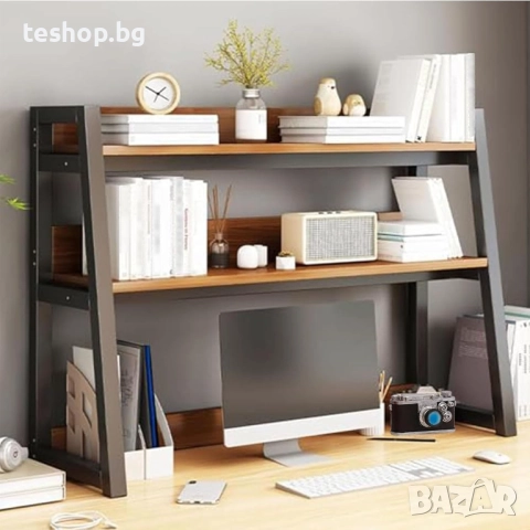 Етажерка/органайзер за бюро FPIGSHS 75 см, снимка 5 - Етажерки - 52352363