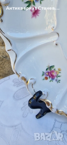 Прелестен порцеланов поднос JLMenau , снимка 9 - Сервизи - 51823470