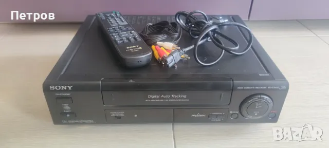 Видео SONY VHS , снимка 2 - Плейъри, домашно кино, прожектори - 48865816