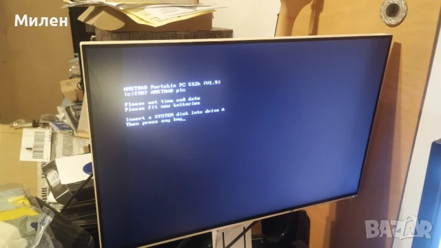 ретро 8-битов лаптоп Amstrad PPC512, снимка 8 - Лаптопи за дома - 51280457