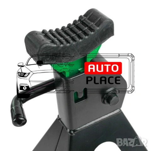 Комплект стойки за автомобил с гребен 3 тона 285 мм / 415 мм ROCKFORCE, снимка 2 - Други инструменти - 54035894