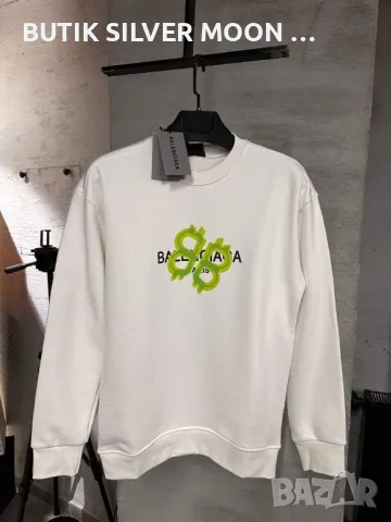 Унисекс Ватирани Блузи 💥 S-3XL 💥 BALENCIAGA , снимка 3 - Блузи с дълъг ръкав и пуловери - 47661123