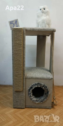 НОВИ КОТЕШКИ КАТЕРУШКИ С КЪЩИЧКА – 80 см ОБЛЕН , снимка 5 - За котки - 52552891