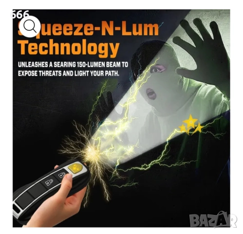 Автомобилен ключ с електрошок и фенерче , снимка 3 - Друга електроника - 52699177