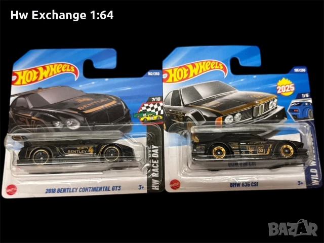 Hot wheels  Bentley & Bmw