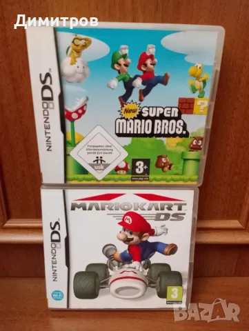 Super Mario kart+New Mario Bros Nintendo DS, снимка 1 - Игри за Nintendo - 47183630