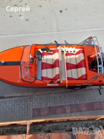 Flatcher Bravo с двигател и колесар , снимка 3 - Воден транспорт - 53868752